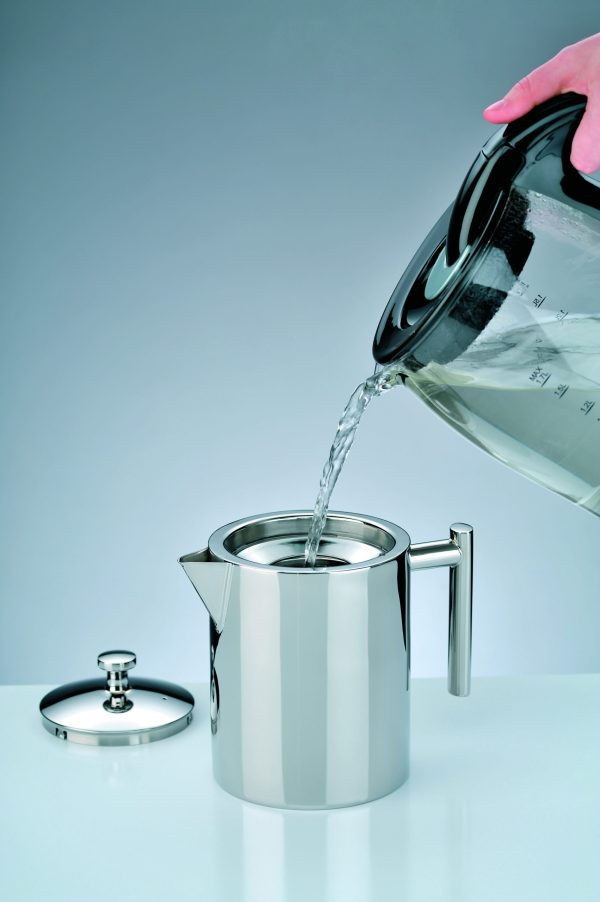 5701 - ALFI Teekanne - Edelstahl mit Sieb - 1,3 ltr.