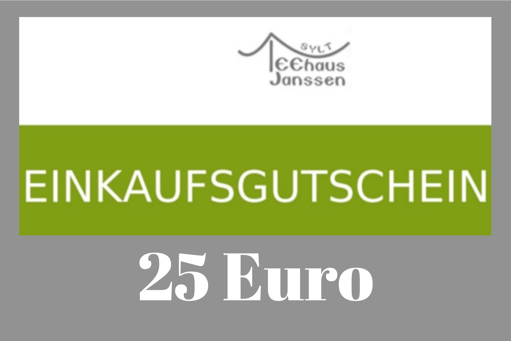 Einkaufsgutschein 25 Euro