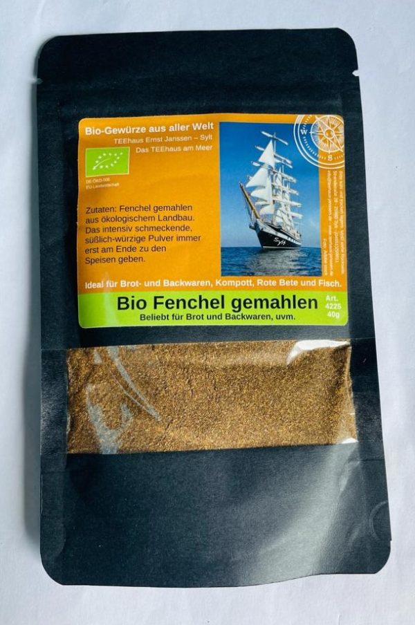 4225 - BIO FENCHEL- GEMAHLEN- 40g