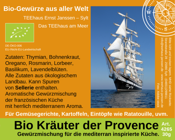 4265 - BIO KRÄUTER DER PROVENCE - 30g