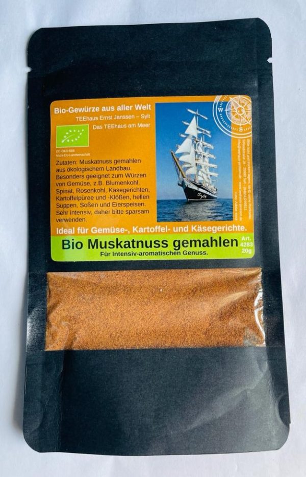 4283 - BIO MUSKATNUSS - GEMAHLEN 20g
