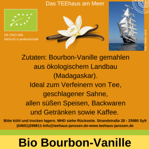 4368- BIO BOURBON-VANILLE GEMAHLEN - 10g