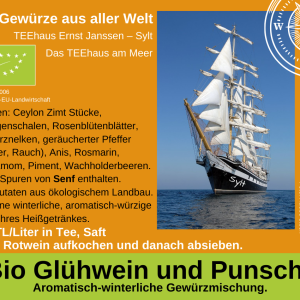 4235 - BIO GLÜHWEIN UND PUNSCH - 30g