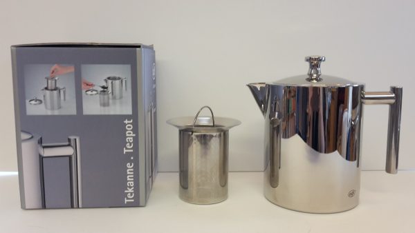 5701 - ALFI Teekanne - Edelstahl mit Sieb - 1,3 ltr.